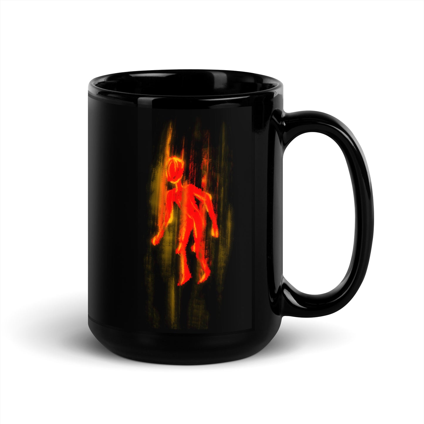 Humanity - Black Glossy Mug