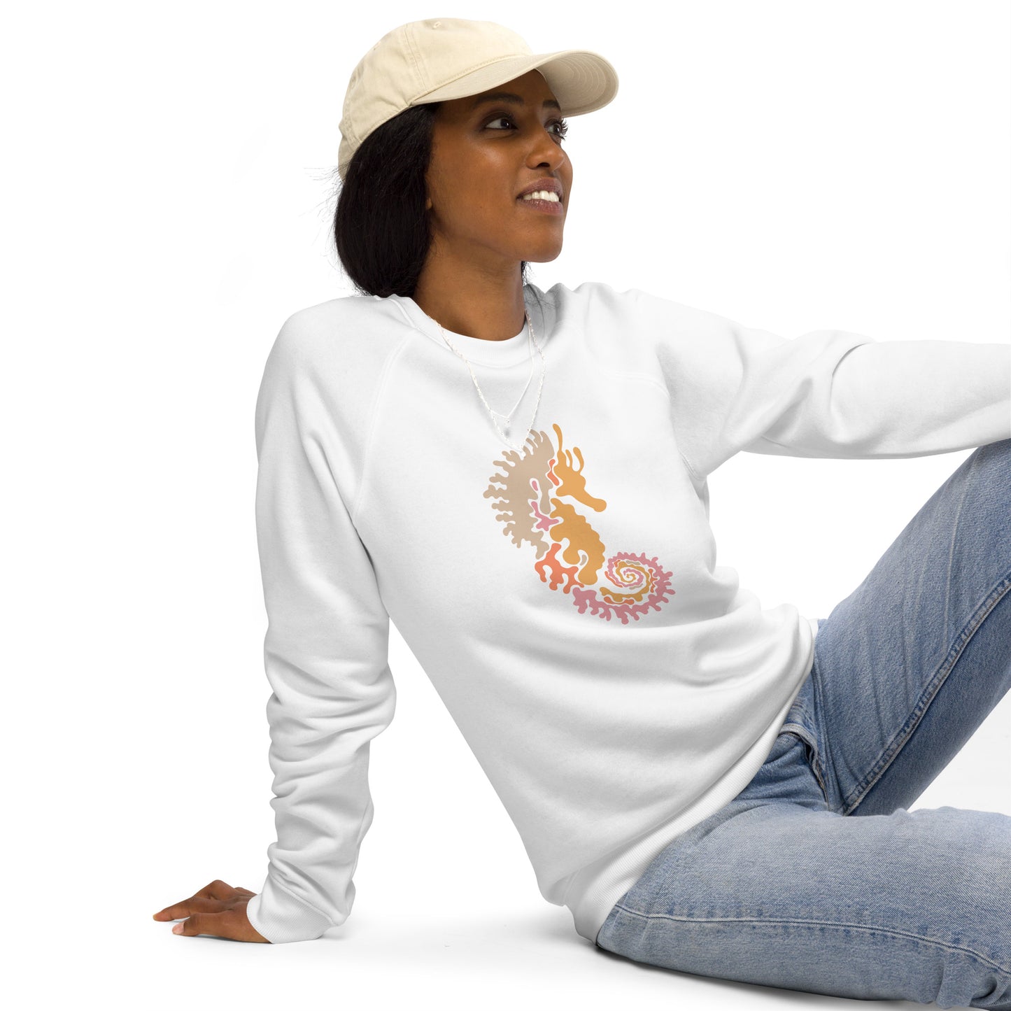 Coral - Organic Sweatshirt